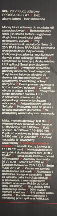 Klucz udarowy Performace Nowy