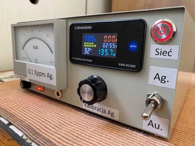Generator srebra i złota koloidalnego