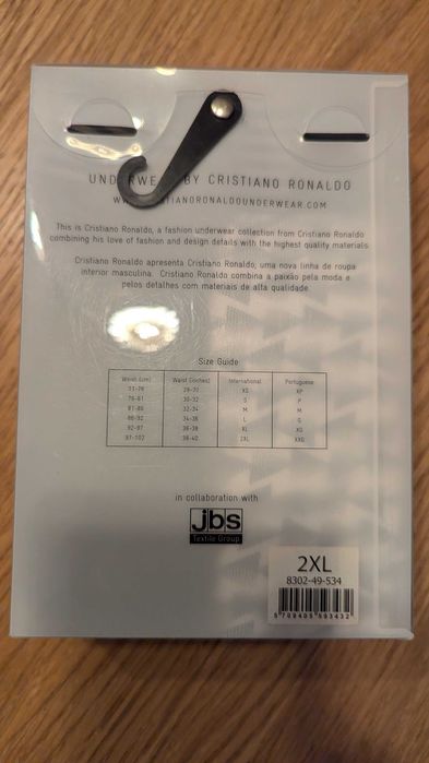 Nowe bokserki CR7 rozm. XXL - dwupak, Cristiano Ronaldo bielizna