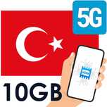 karta eSIM - Internet mobilny Turcja - pakiet 10GB na 30 dni E-SIM