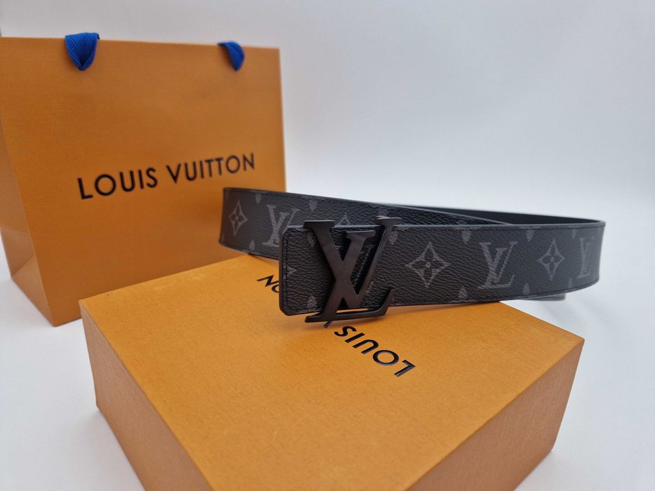 мужской двухсторонний ремень Louis Vuitton. чоловічий ремінь LV