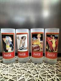 Vintage Coca-Cola szklanka kolekcjonerska