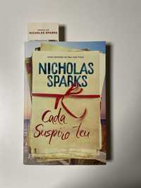 Livro “Cada suspiro teu” Nicholas Sparks