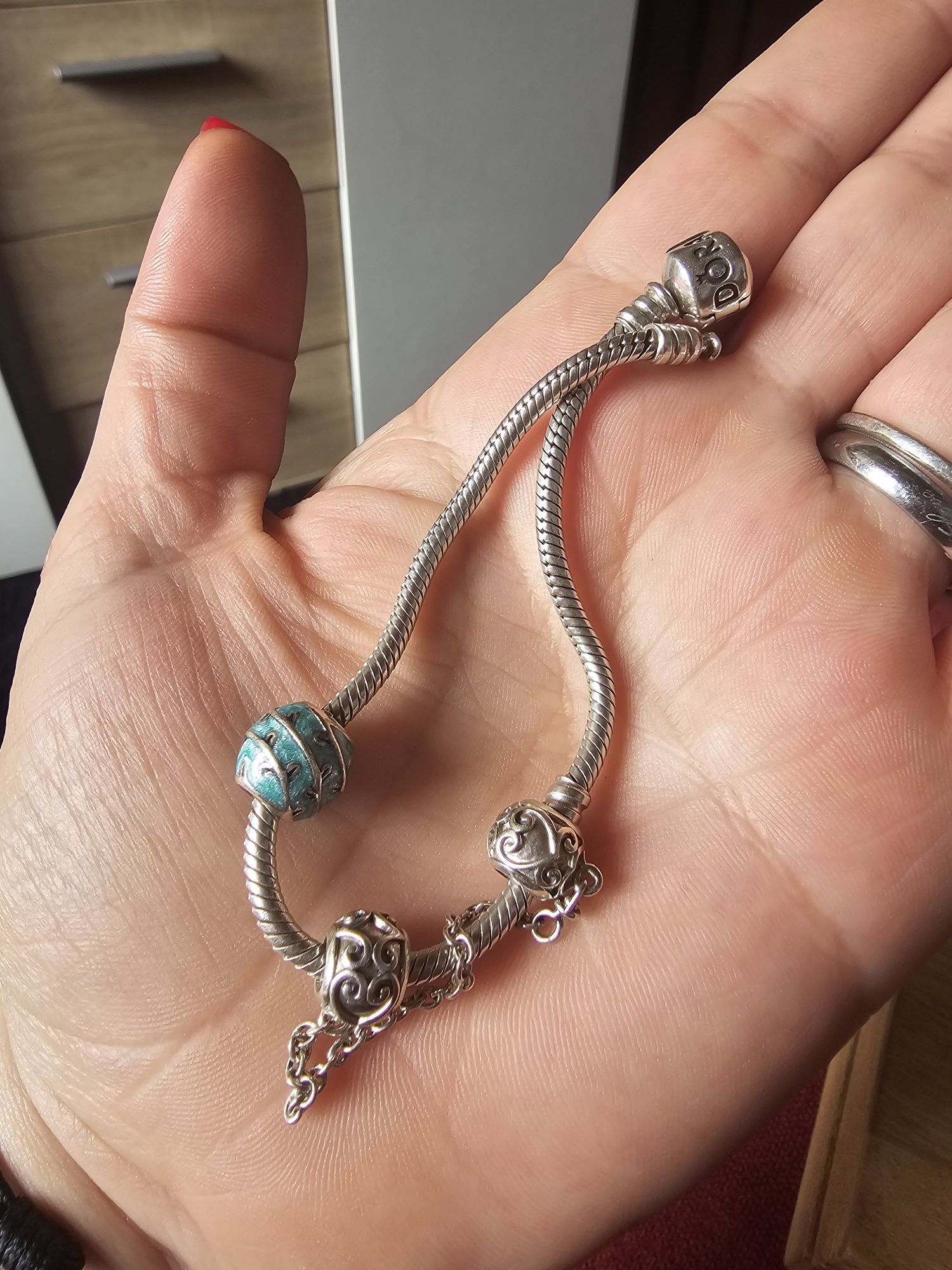 Pandora tamanho  19 cm cm brinde e trinco  original