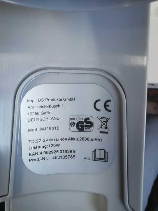 Odkurzacz pionowy Maxxmee MJ1901B