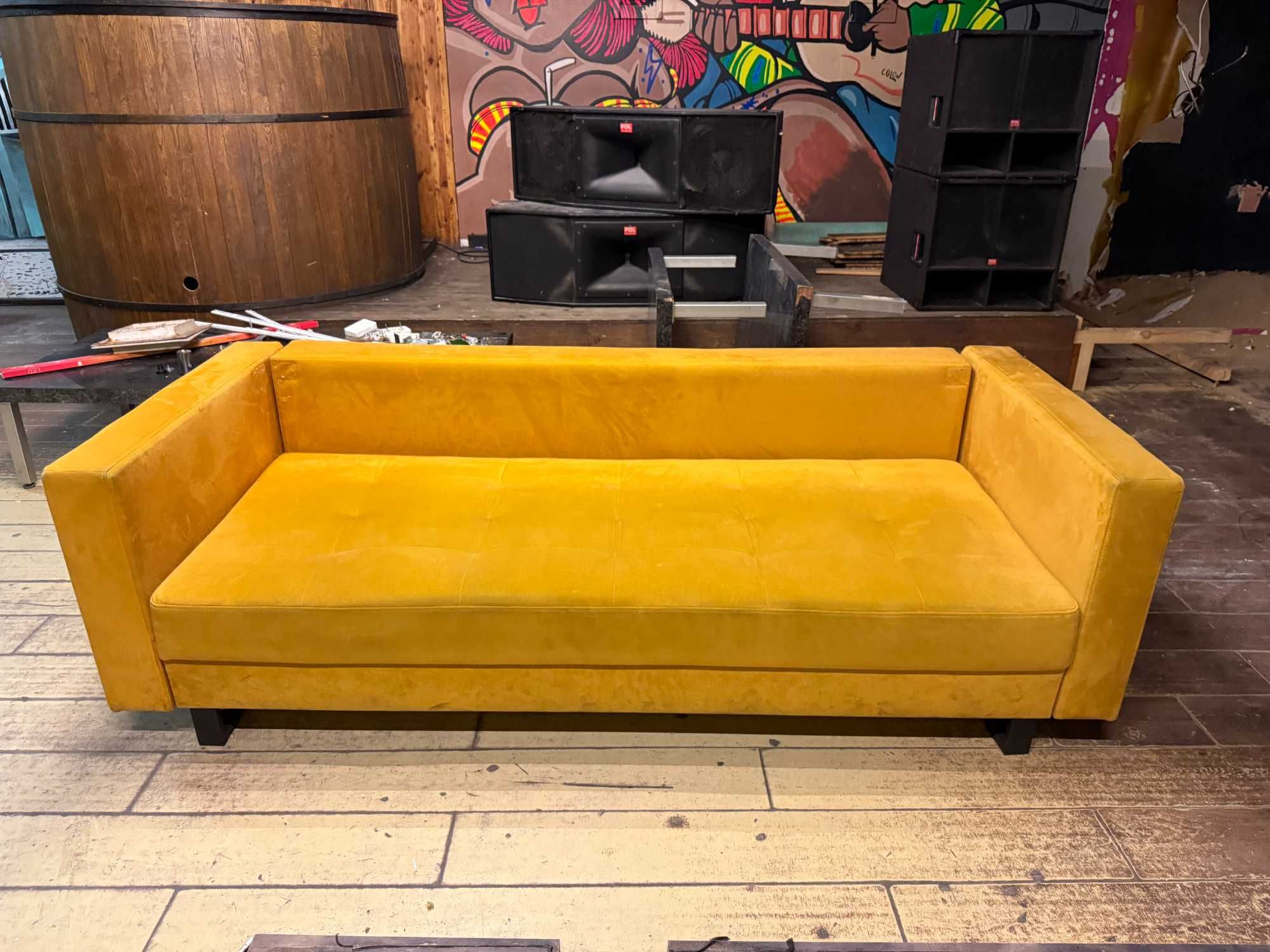 Kanapa sofa z funkcją spania - WELUR zmywalny, DUŻE ŁÓŻKO - Białystok
