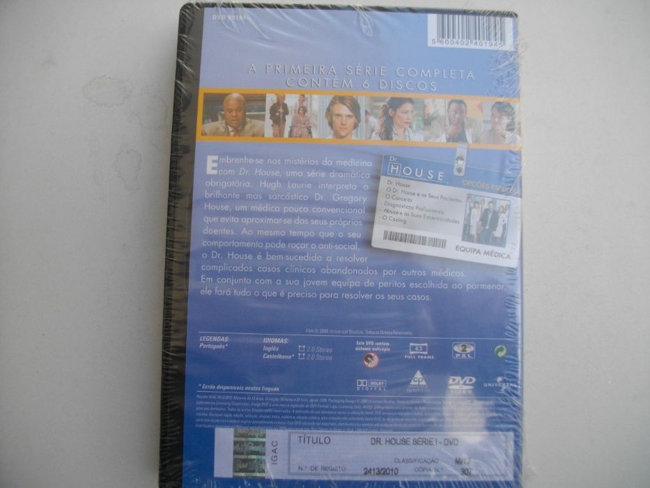 Série 1: Dr House em DVD