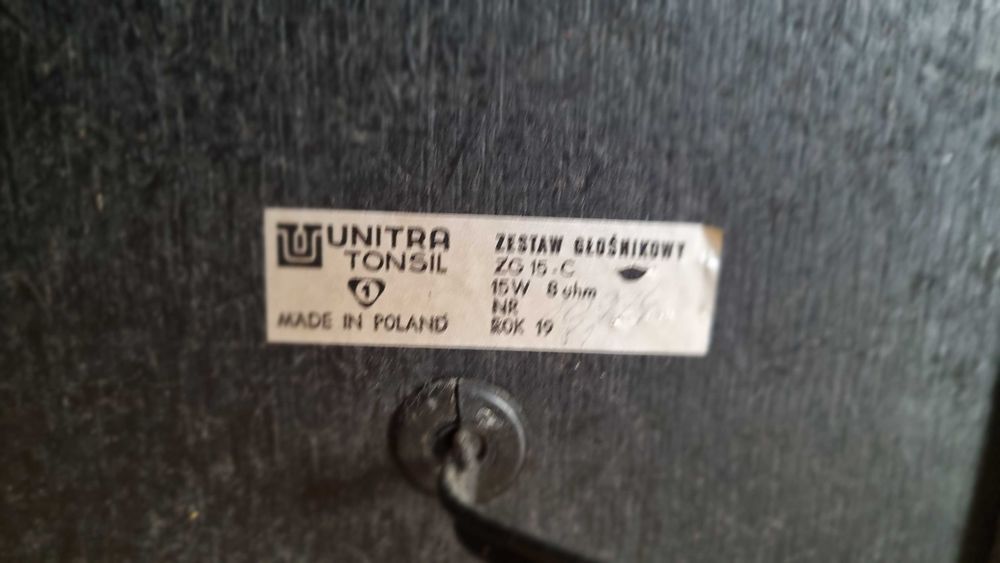 zestaw głośnikowy Zg-15 C Unitra