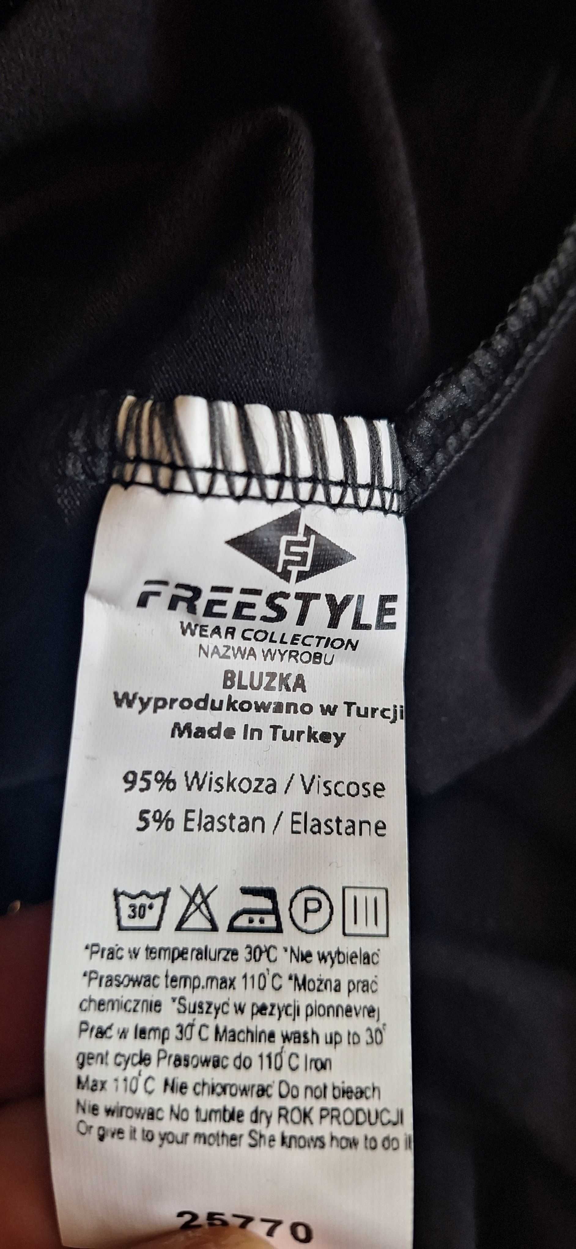 Bluzka elegancka, czarna roz. XL/XXL