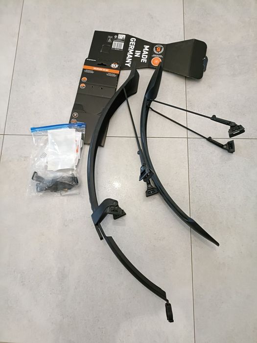 SKS Veloflexx 55 komplet błotników rowerowych 28" rzepy 55MM