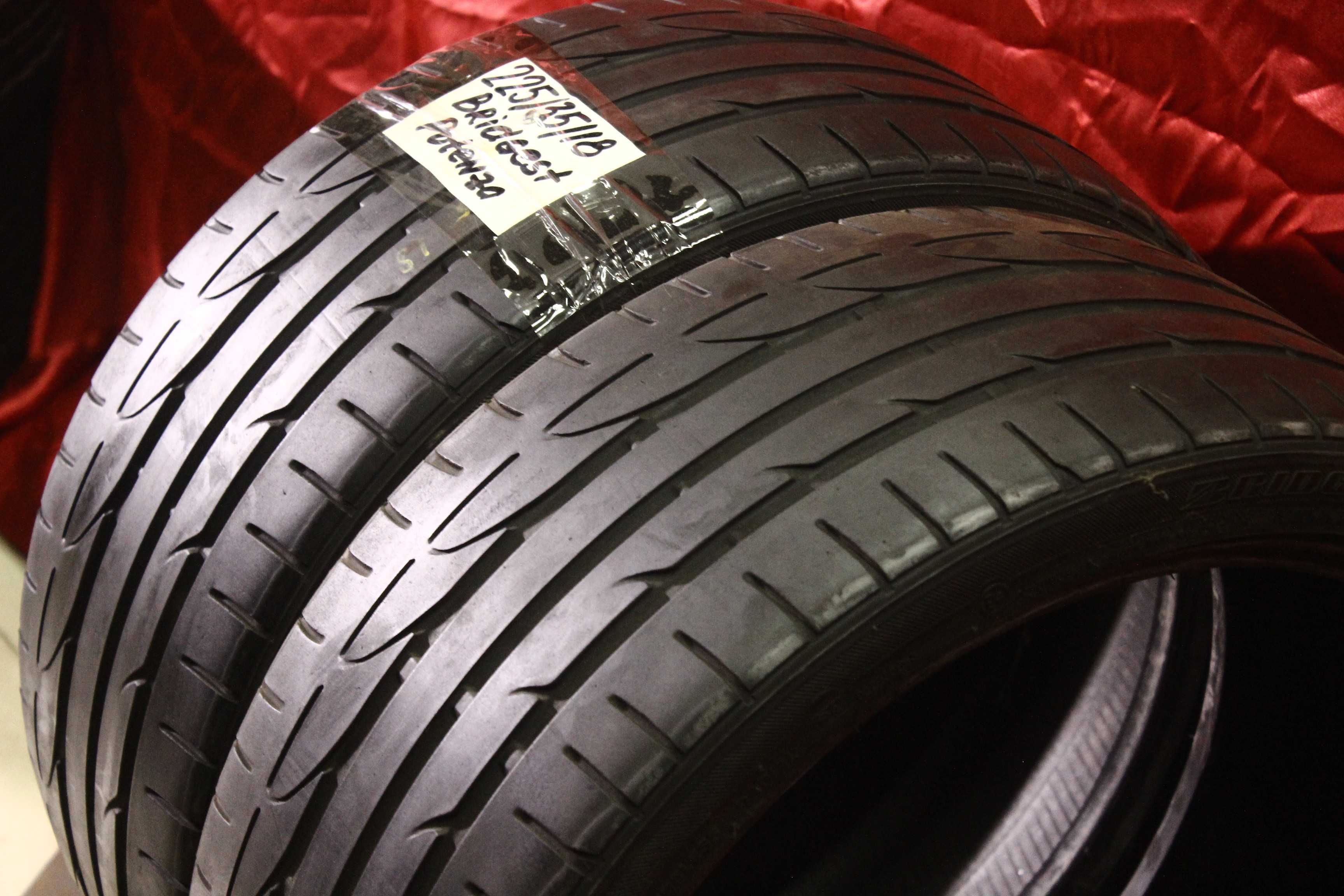 225-35-R18 BRIDGESTONE POTENZA пара 2 штуки летняя резина GERMANY