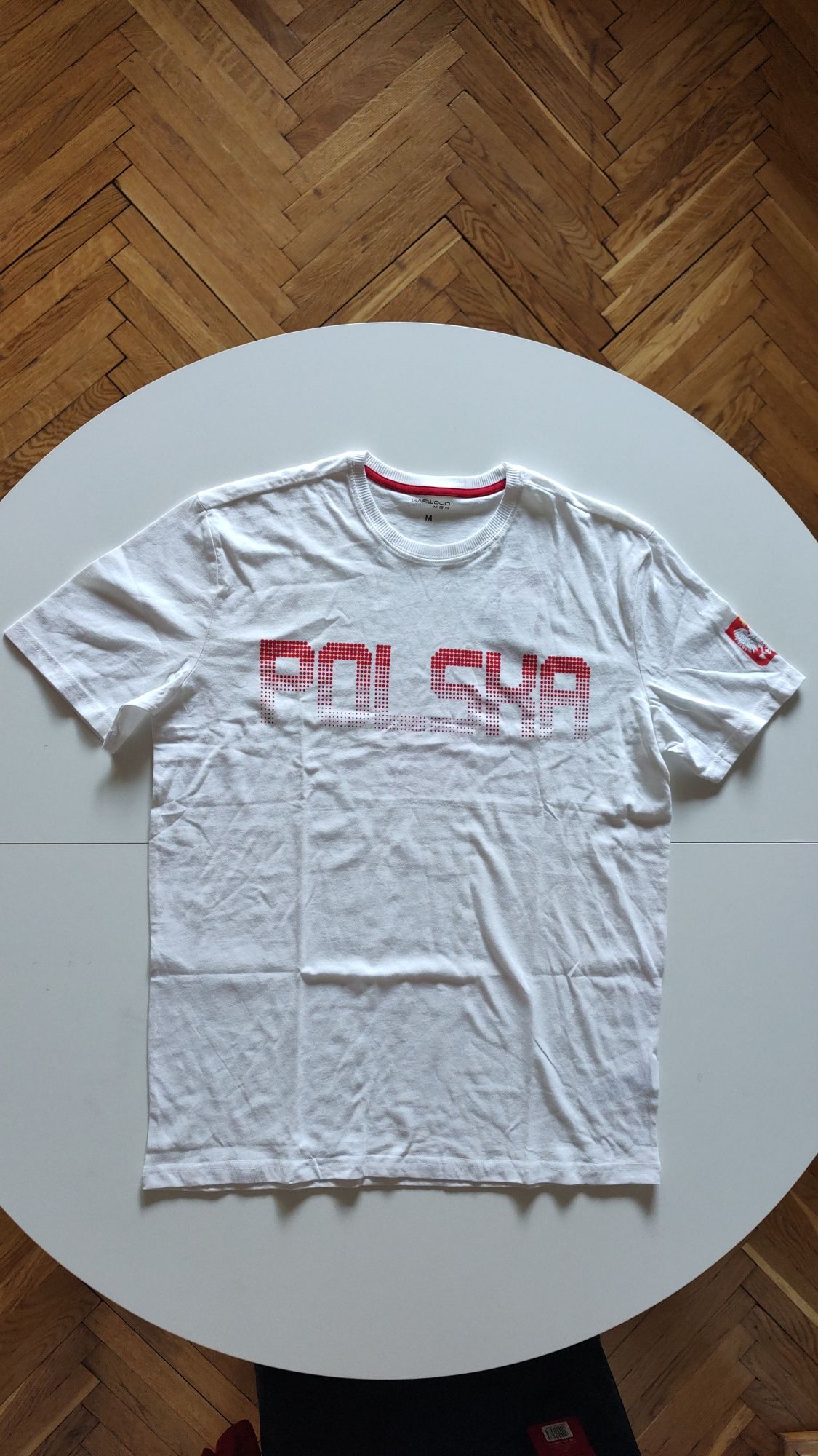 NOWA koszulka męska t-shirt biała POLSKA rozmiar M, metka