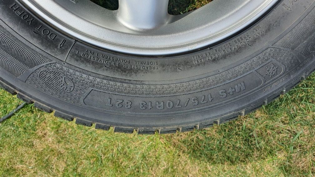 Felgi aluminiowe 4x100 honda civic opony 175/70 R13