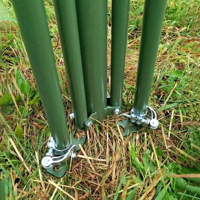 Щогла телескопічна 6 м, алюмінієва на затискних ручках