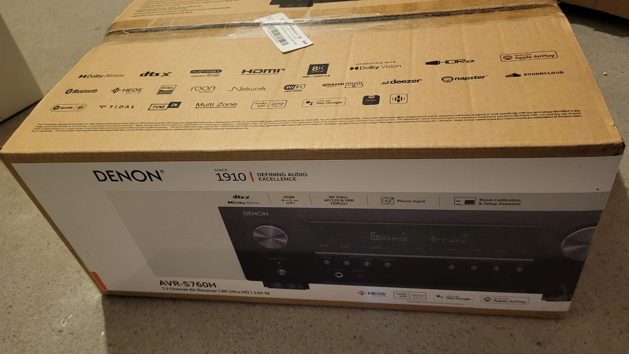 Amplituner Denon AVR-S760H Gwarancja Idealny Stan