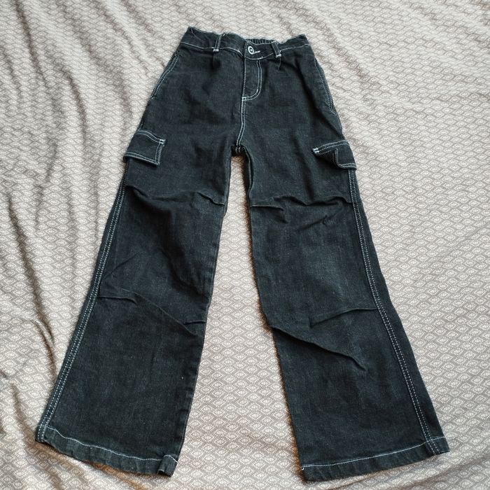 Spodnie jeansy bojówki