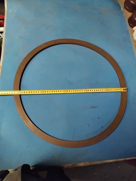 5x Uszczelka włazu cysterny,  beczkowozu 530x25x10 brązowa