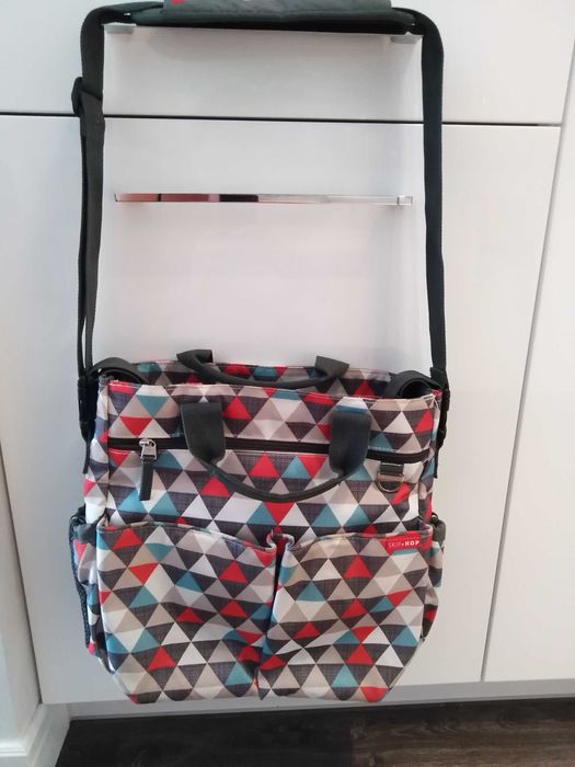Torba do wózka Skip Hop Duo Signature Triangles mata przewijak