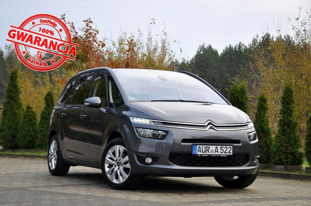 Citroën C4 Grand Picasso 1.6HDI(116KM)*Led*Navi*7-Foteli*Chrom*Welur*Keyless Go*Alu 17"ASO