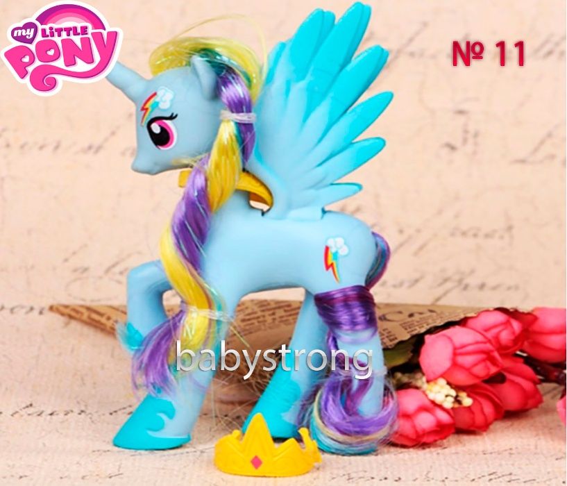 Фигурки Май Литл Пони 15 Видов 14 СМ My Little Pony Селестия, Искорка