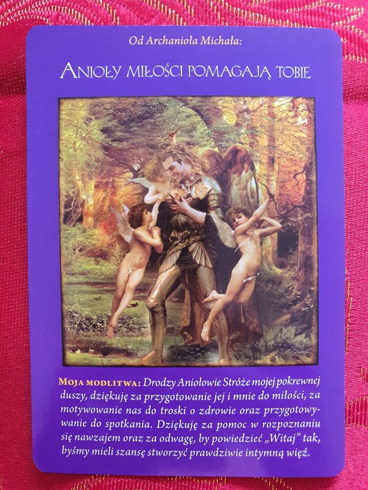 Karty Doreen Virtue Archanioła Michała Oryginaln duże Wyrocznia Oracle
