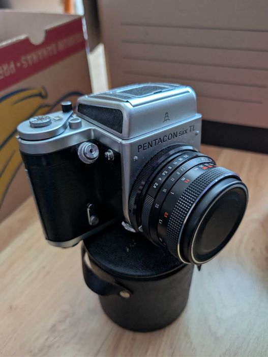 Pentacon Six TL + Pryzmat + Biometar MC F2.8 80mm