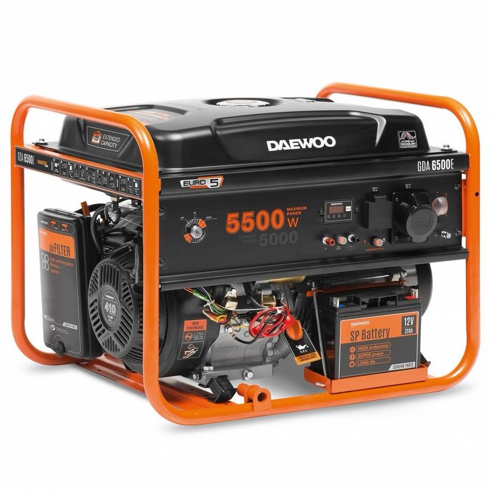 Бензиновий генератор DAEWOO GDA 6500E
