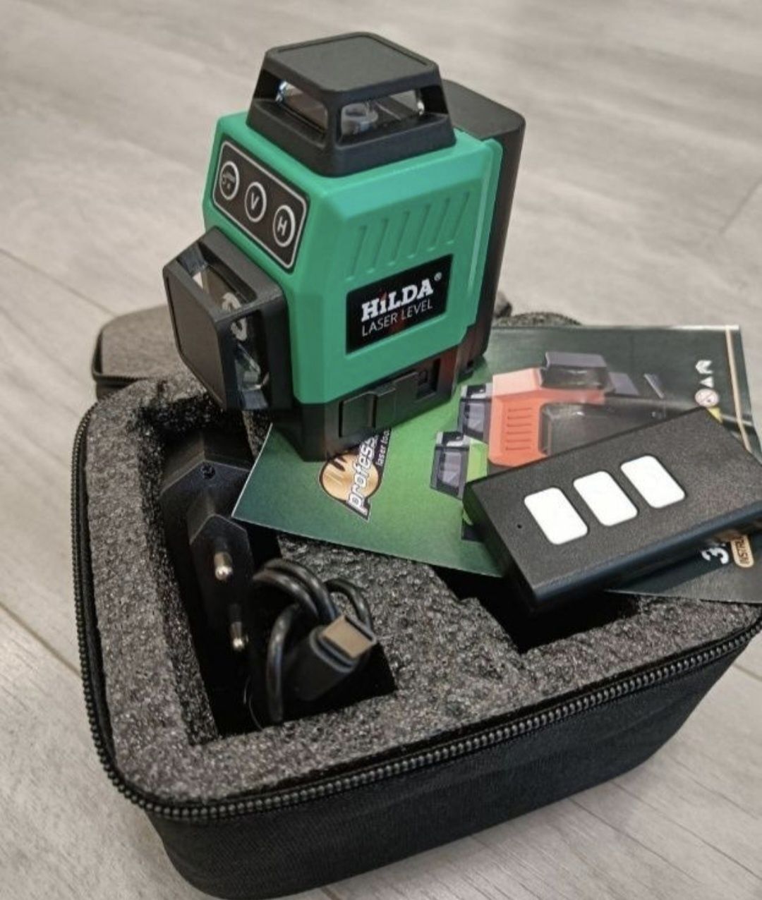HILDA 12 linii poziom lasera Poziomice laserowe Laser krzyżowy

Poz