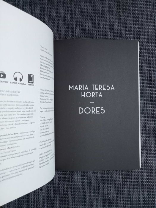 Maria Teresa Horta e Patrícia Reis (portes incluídos)