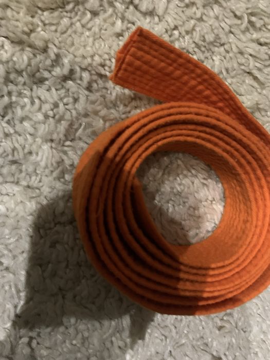 Пояс помаранчовий для дзюдо  або карате