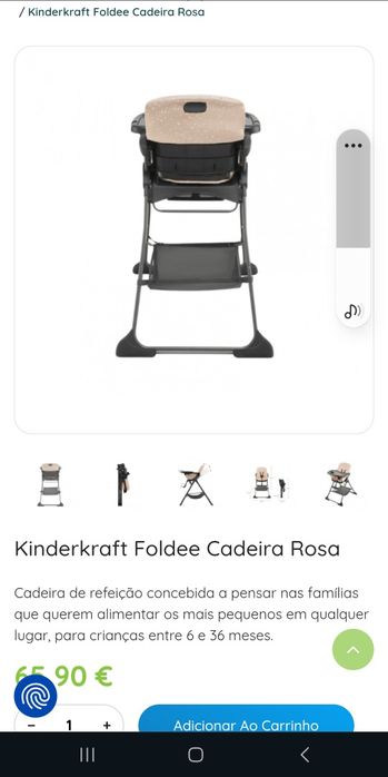 Cadeira papa NOVA