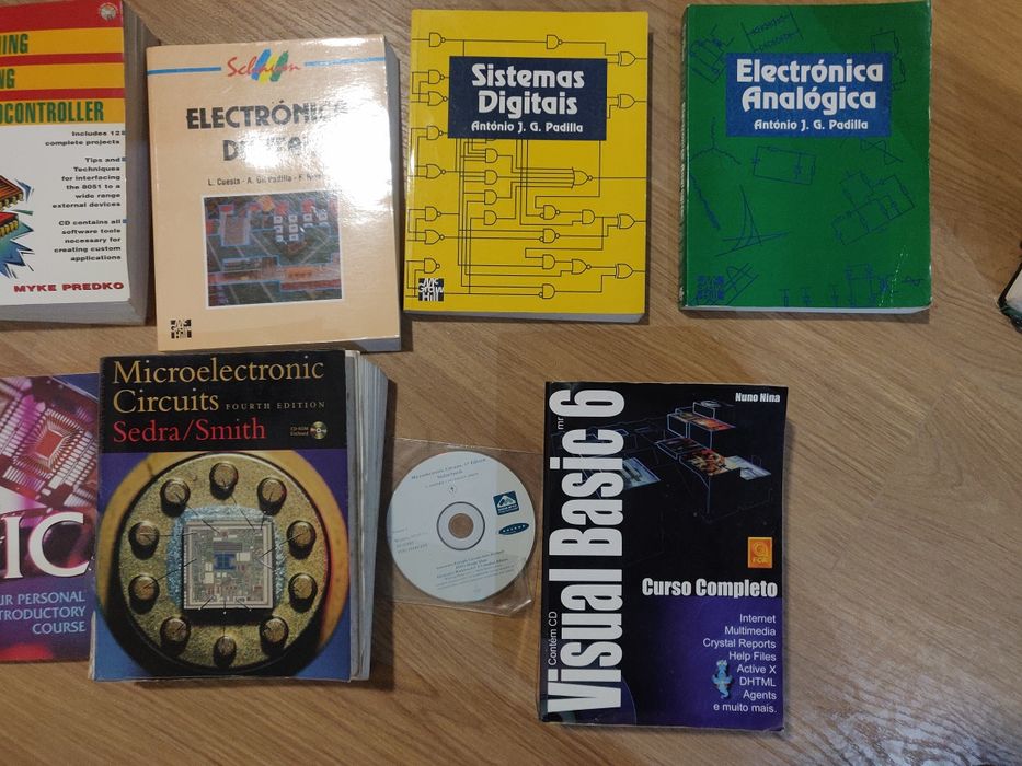 Livros técnicos Engenharia electronica informatica e escolares exames