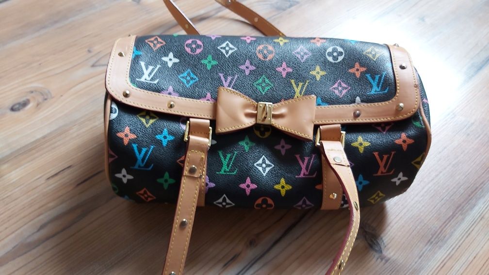 Louis Vuitton torebka skóra w środku