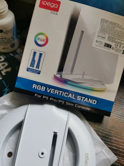 Podstawka RGB pod konsole play station 5 ps5 slim fat pro