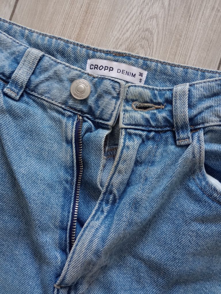 Spodnie Cargo Jeansowe