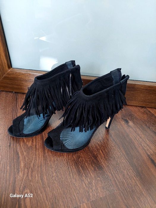 Босоніжки літні ботінки сітка бахрома studio polini