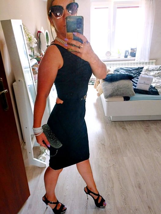 Piękna, elegancka sukienka Gucci, XS, na wyjścia