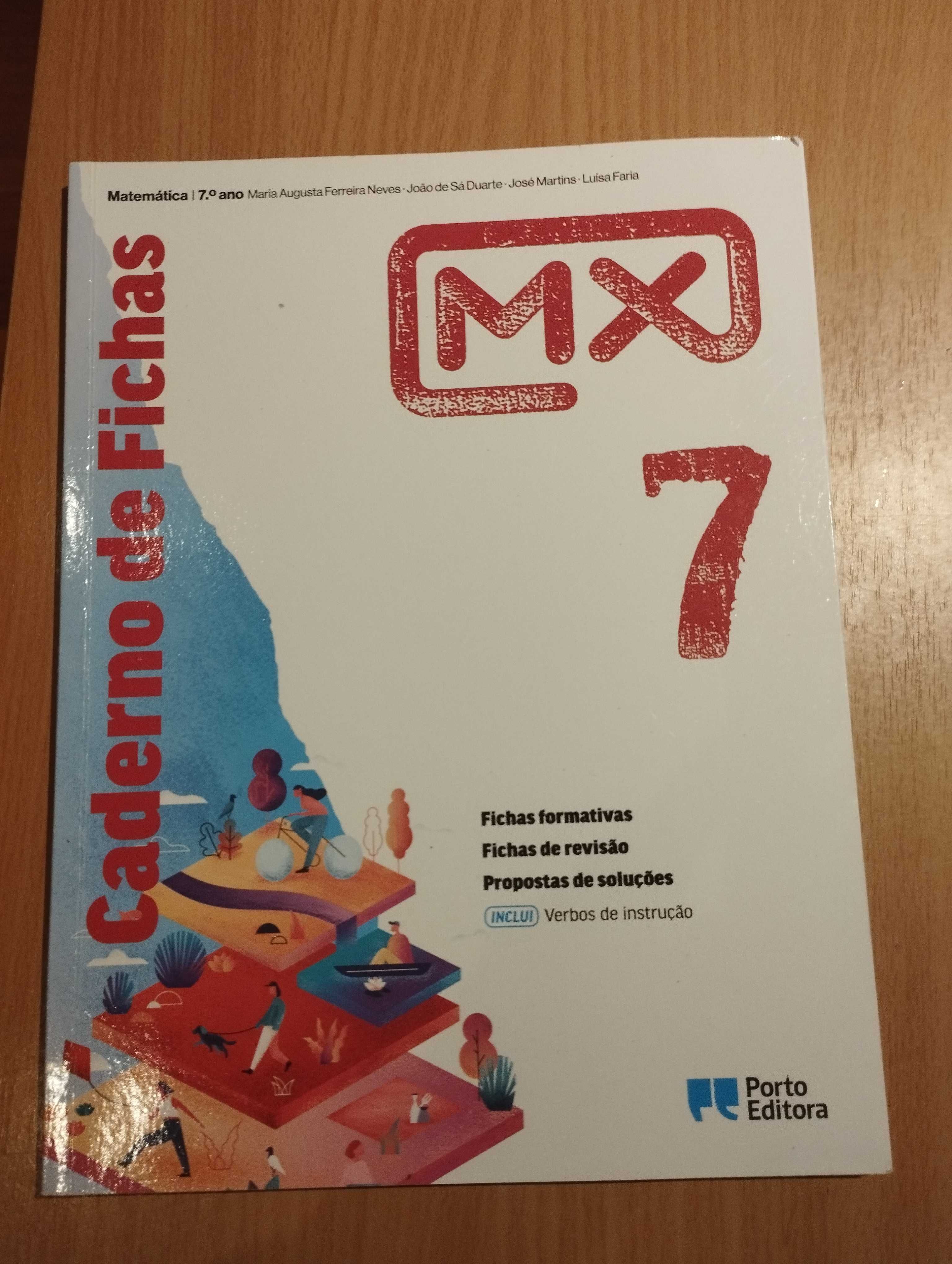 Livros de fichas 7 ano escola d. Pedro iv