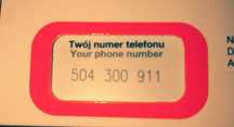 504 _ 300 _ 911 Złoty prosty ciekawy fajny numer telefonu nowy starter