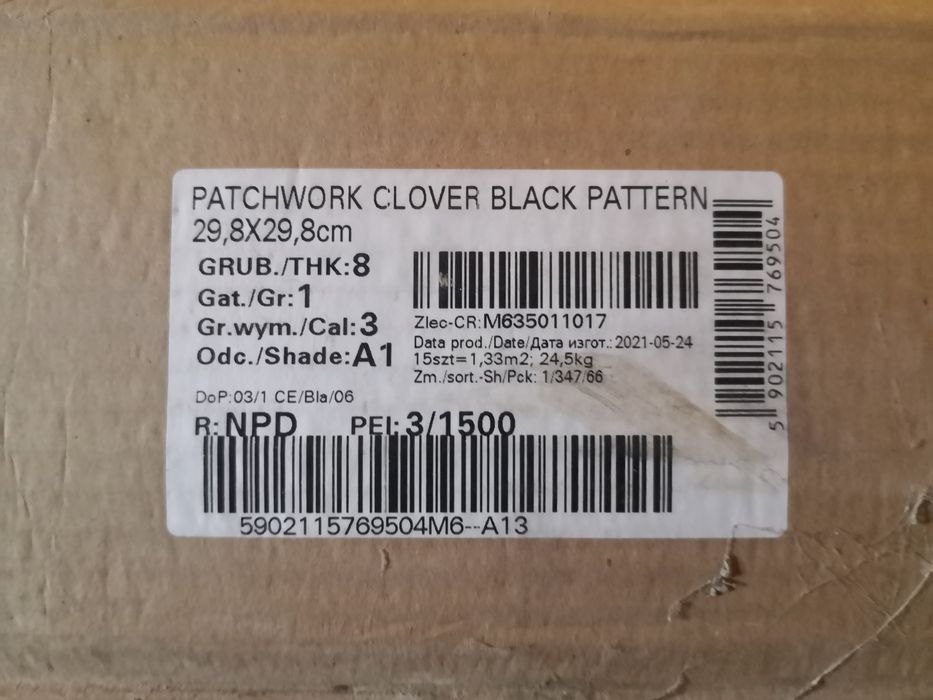 Kafelki płytki patchwork