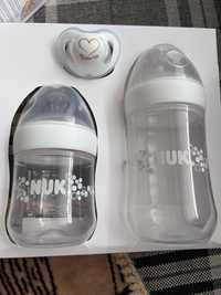 Новый набор бутылочек+пустушка NUK