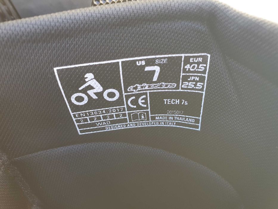 wys 27.10 Alpinestars Tech7s rozm 40 - 40.5 cross , buty motocyklowe