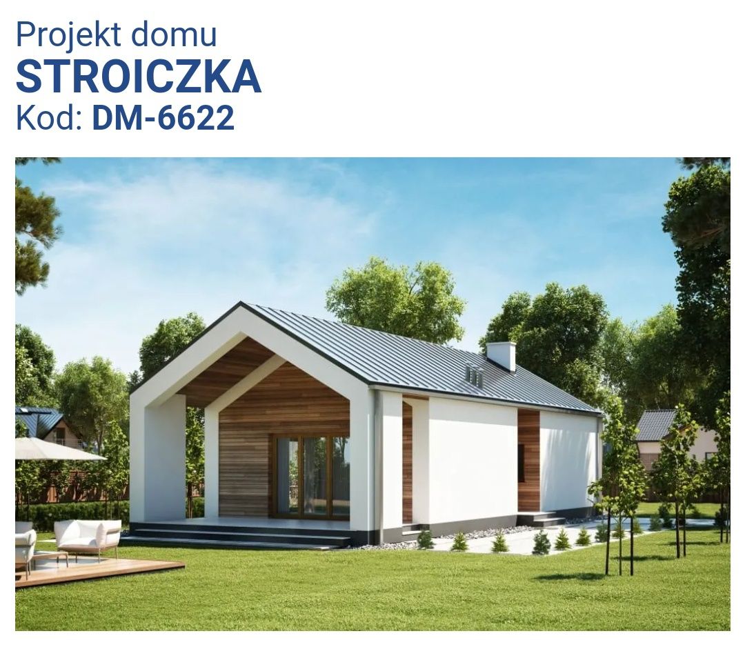 Projekt domu w stylu nowoczesnej stodoły STROICZKA