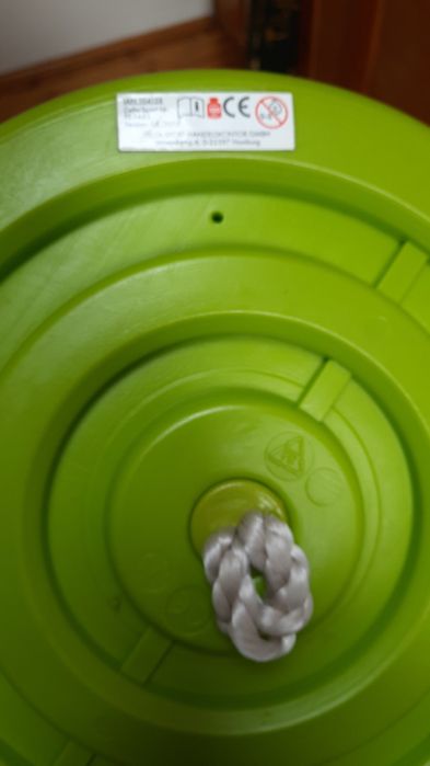 Huśtawka okrągła plastikowa typu talerzyk