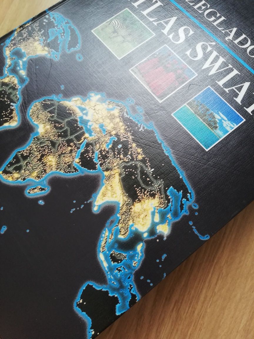Przeglądowy atlas świata twarda oprawa
