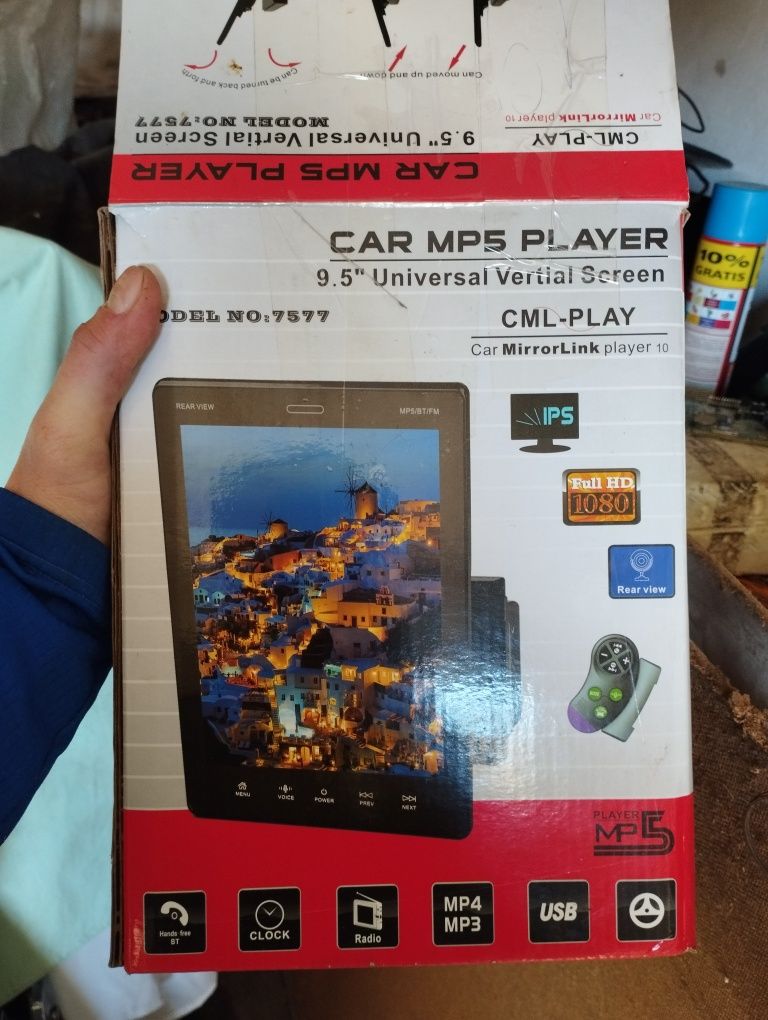 Car mp5 player 9.5 2 дін