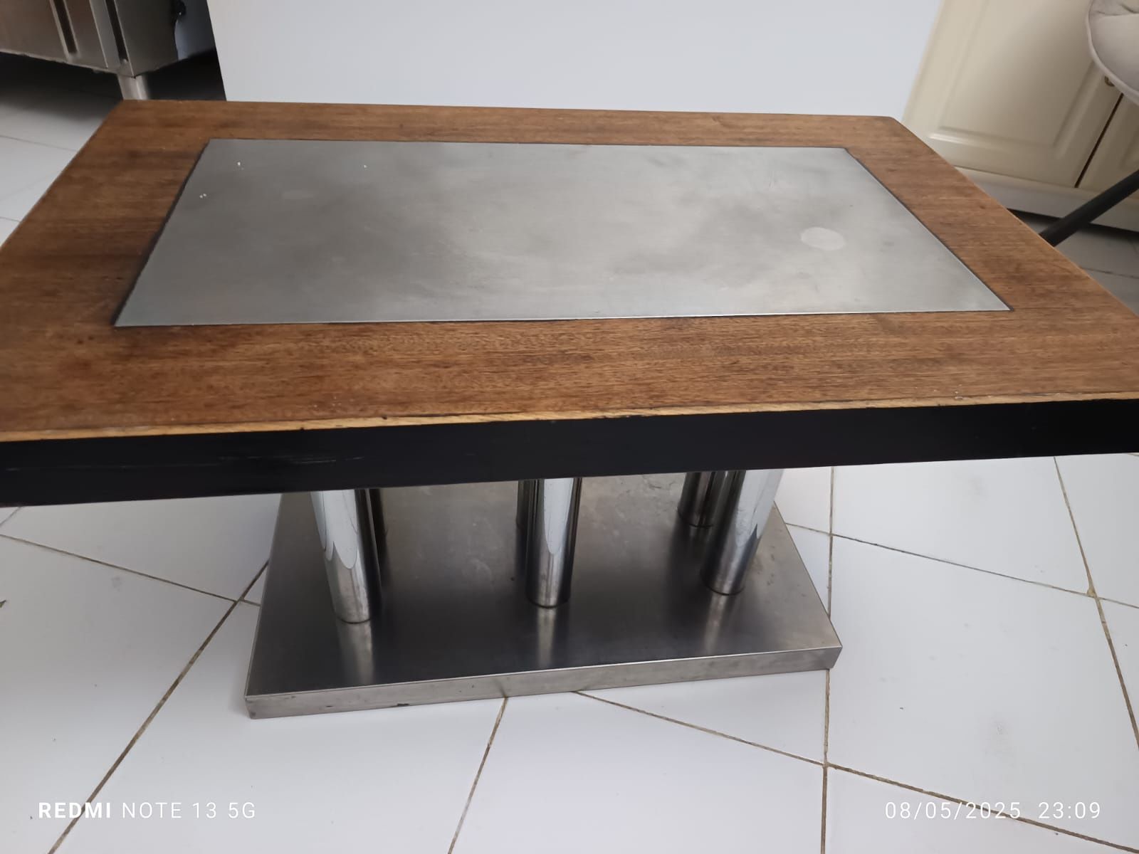 Mesa ótimo estado Inox
