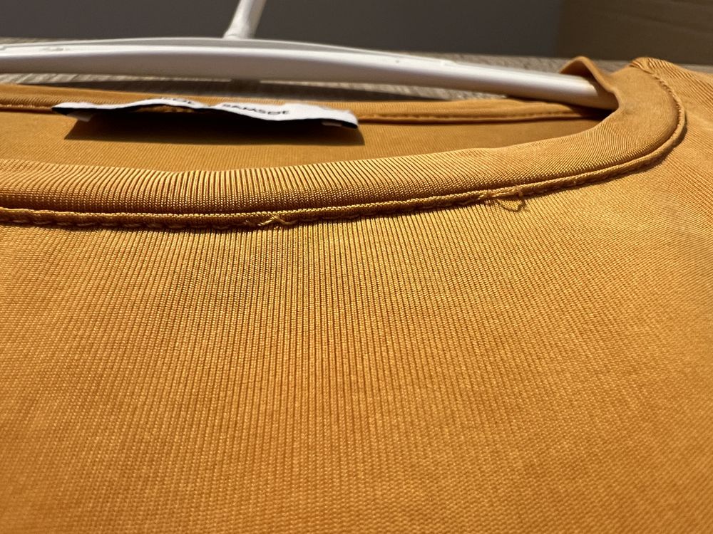 Samsøe Samsøe XS t-shirt koszulka musztardowa XS oversize S M