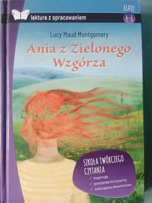Ania z Zielonego Wzgórza lektura z opracowaniem klasa 4 - 6
