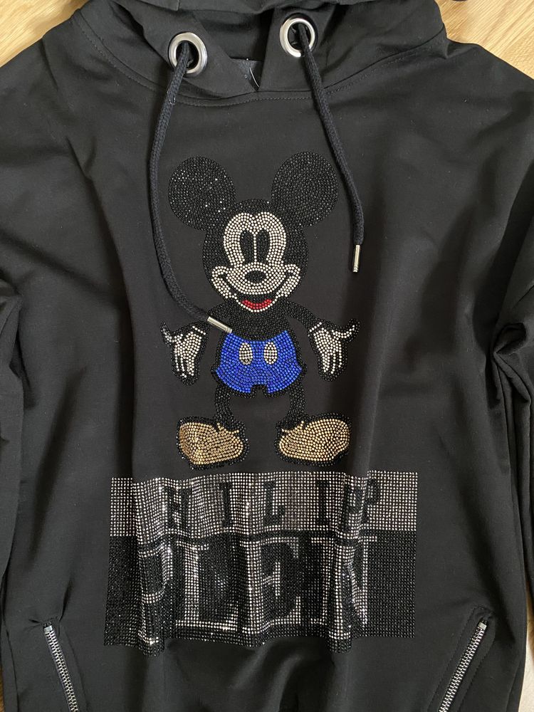 Philipp Plein Mickey bluza z cyrkoniami r.L